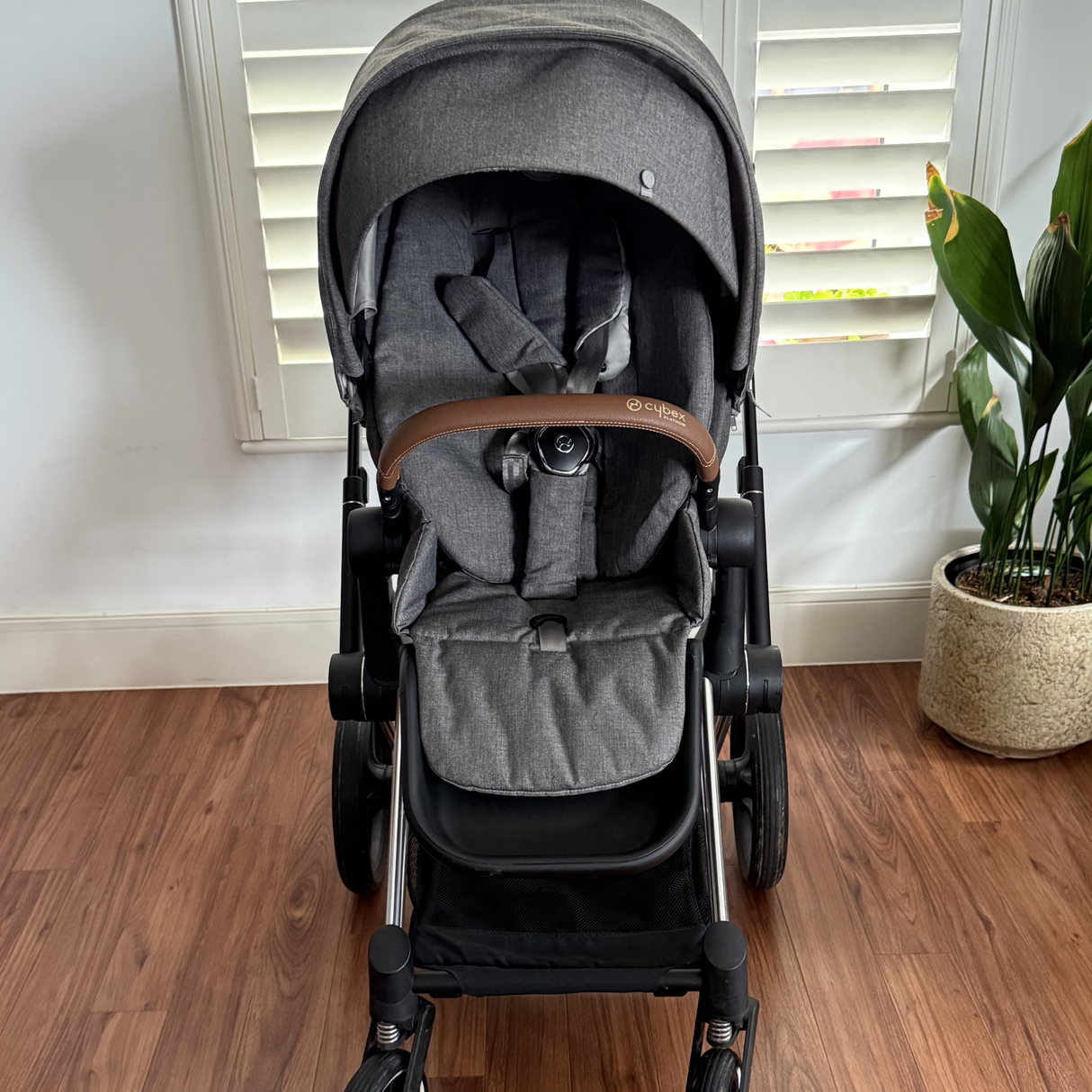 Preloved Cybex Priam Pushchair & Footmuff (No Carrycot), Grey