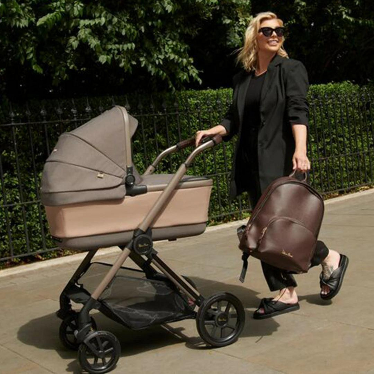 Silver Cross Reef 1 Pram Set, Gently Used / Earth