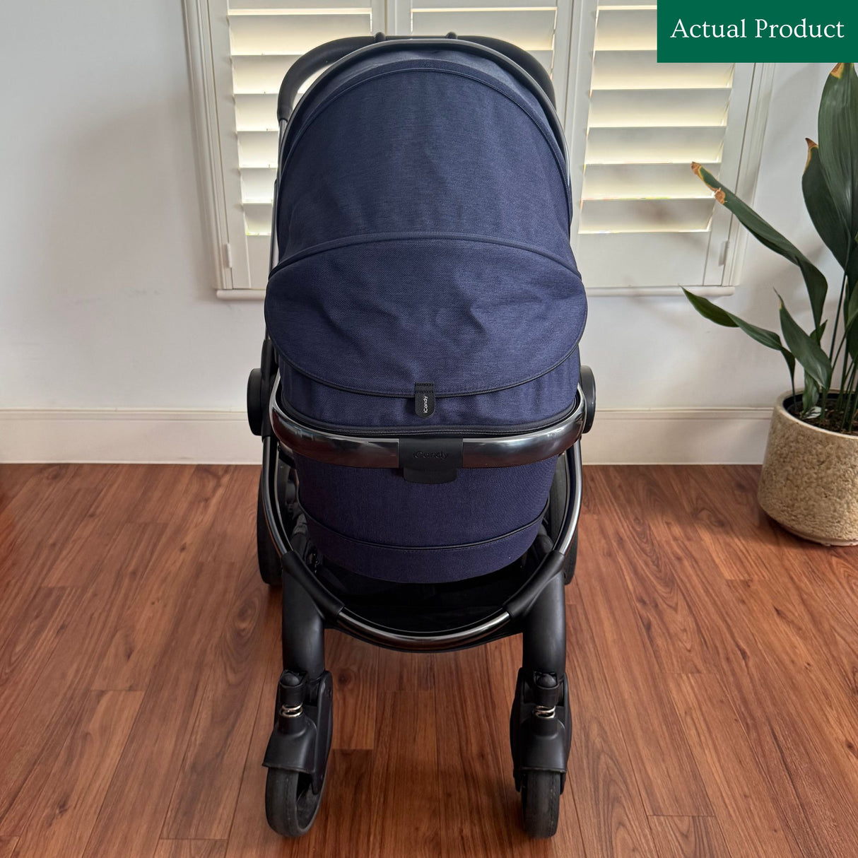 Icandy Peach 6, Like New / Navy & Dark Grey