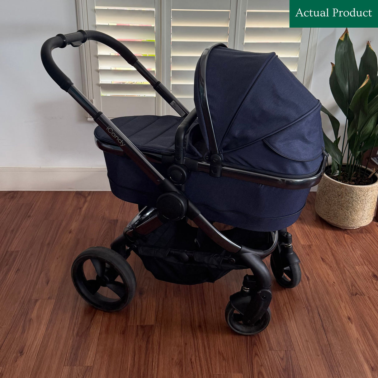 Icandy Peach 6, Like New / Navy & Dark Grey
