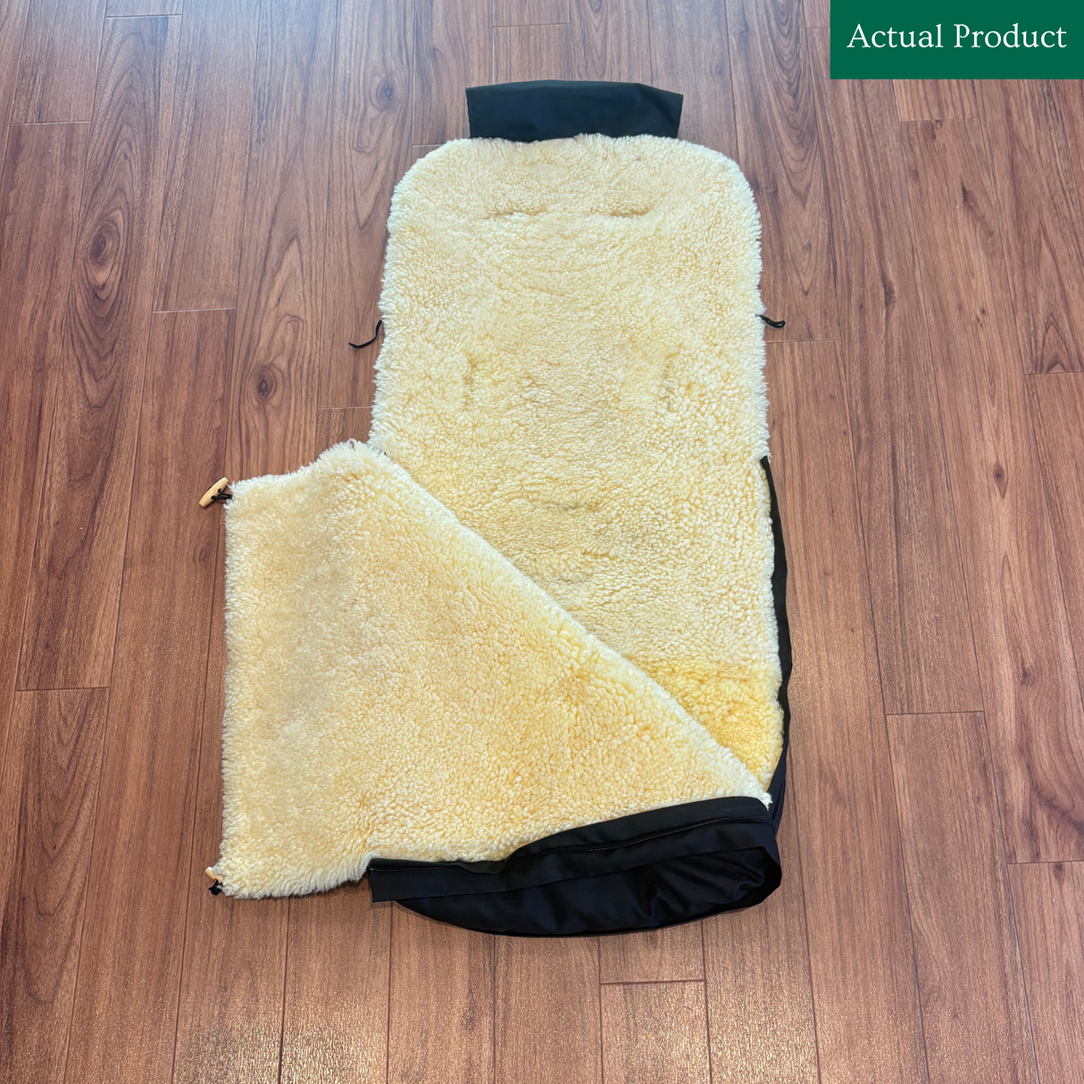 Fellhof Sheepskin Footmuff, Gently Used / Black