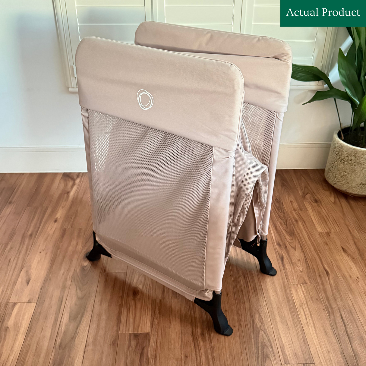 Bugaboo Stardust Travel Cot, Like New / Beige