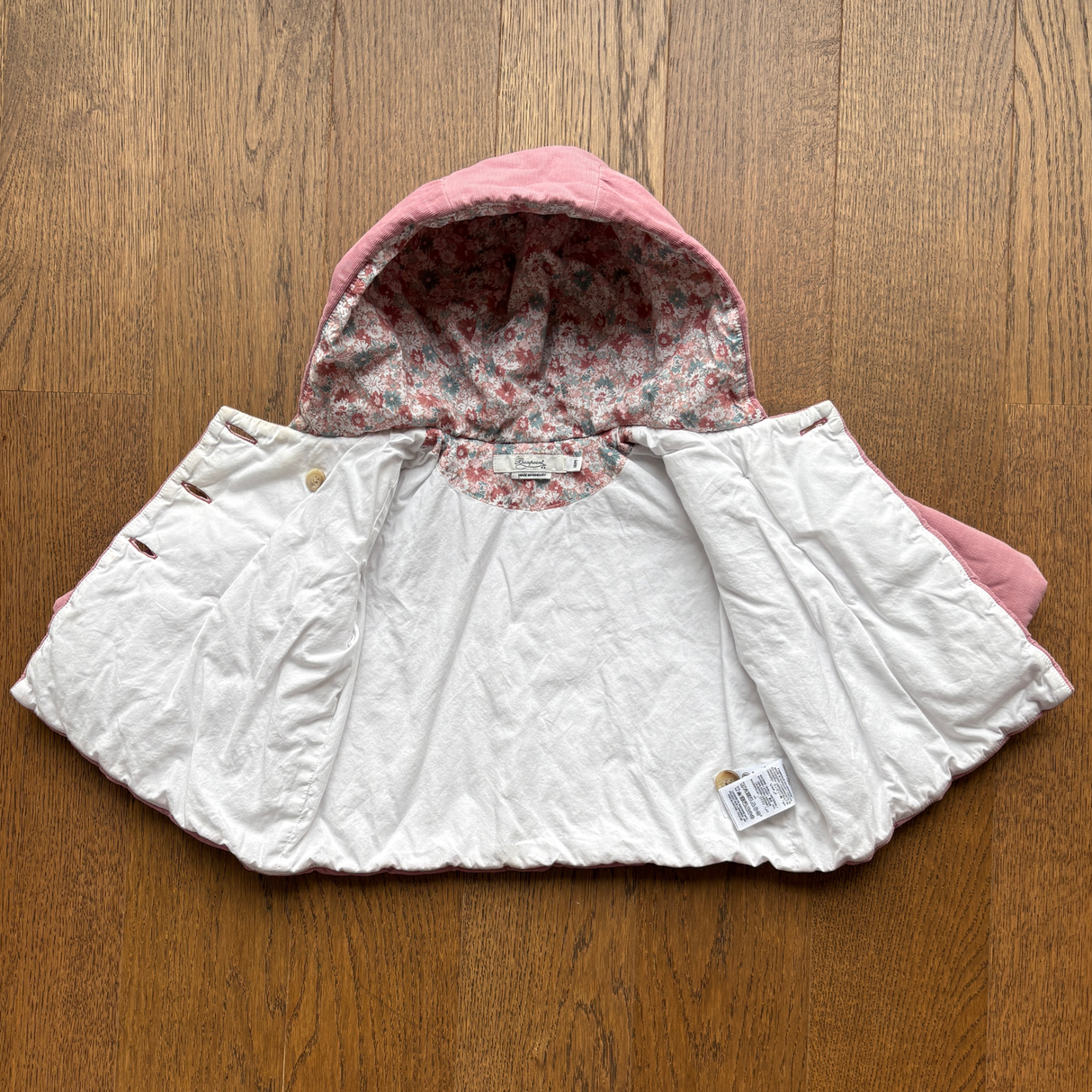 Bonpoint Quilted Padded Jacket (18M), Like New / Pink