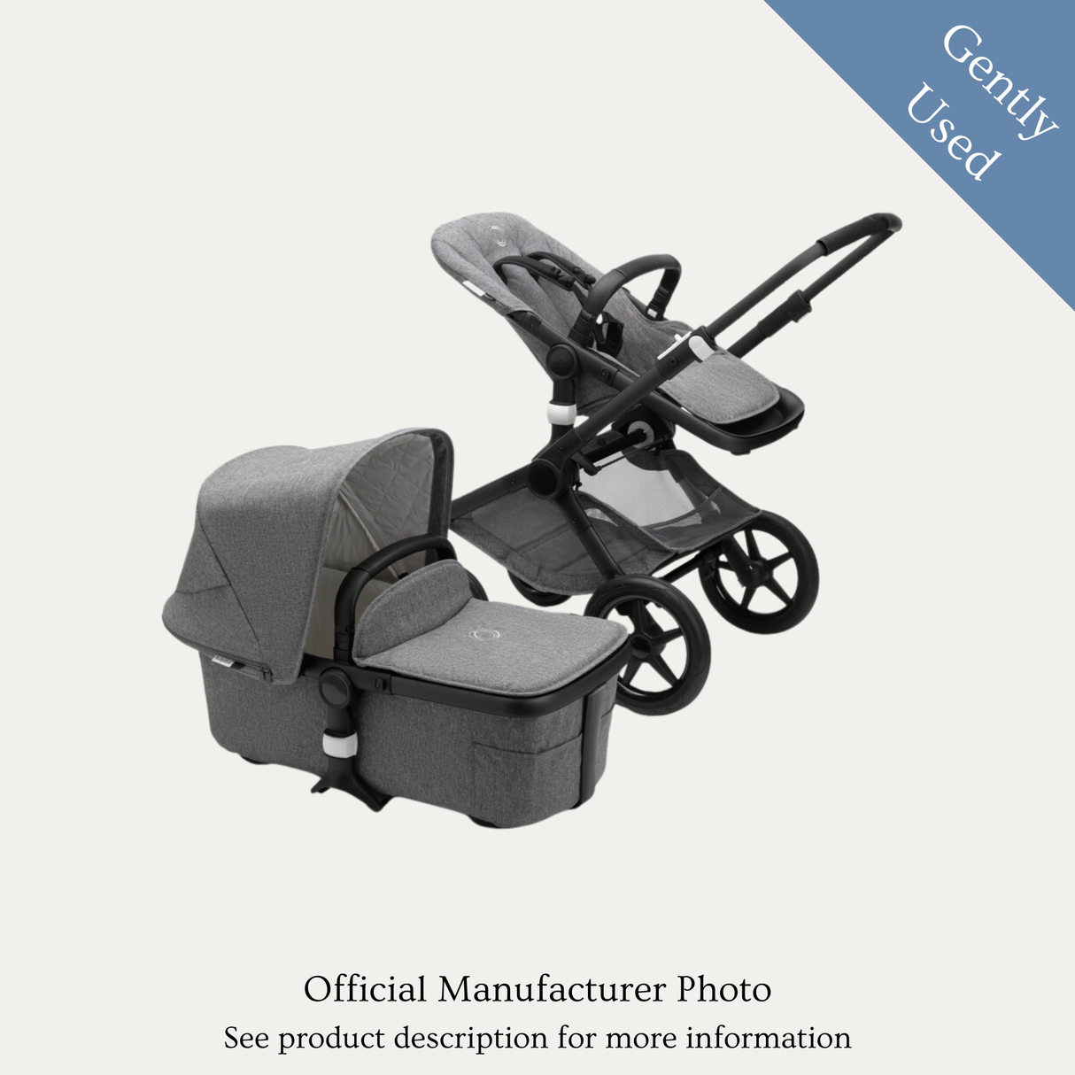 Bugaboo Fox 2 in Classic, Gently Used / Grey
