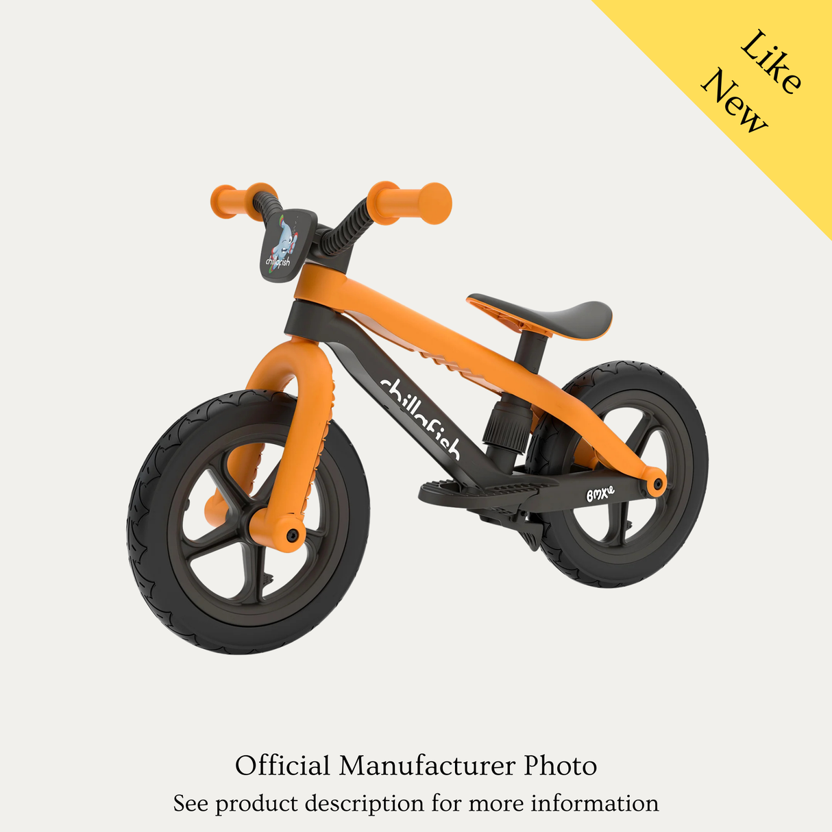 Chillafish BMXie2 Balance Bike, Like New / Orange
