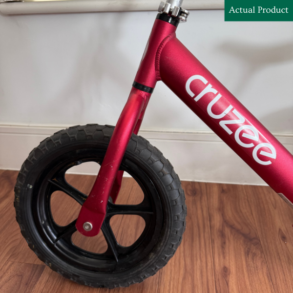 Cruzee Balance Bike, Gently Used / Red