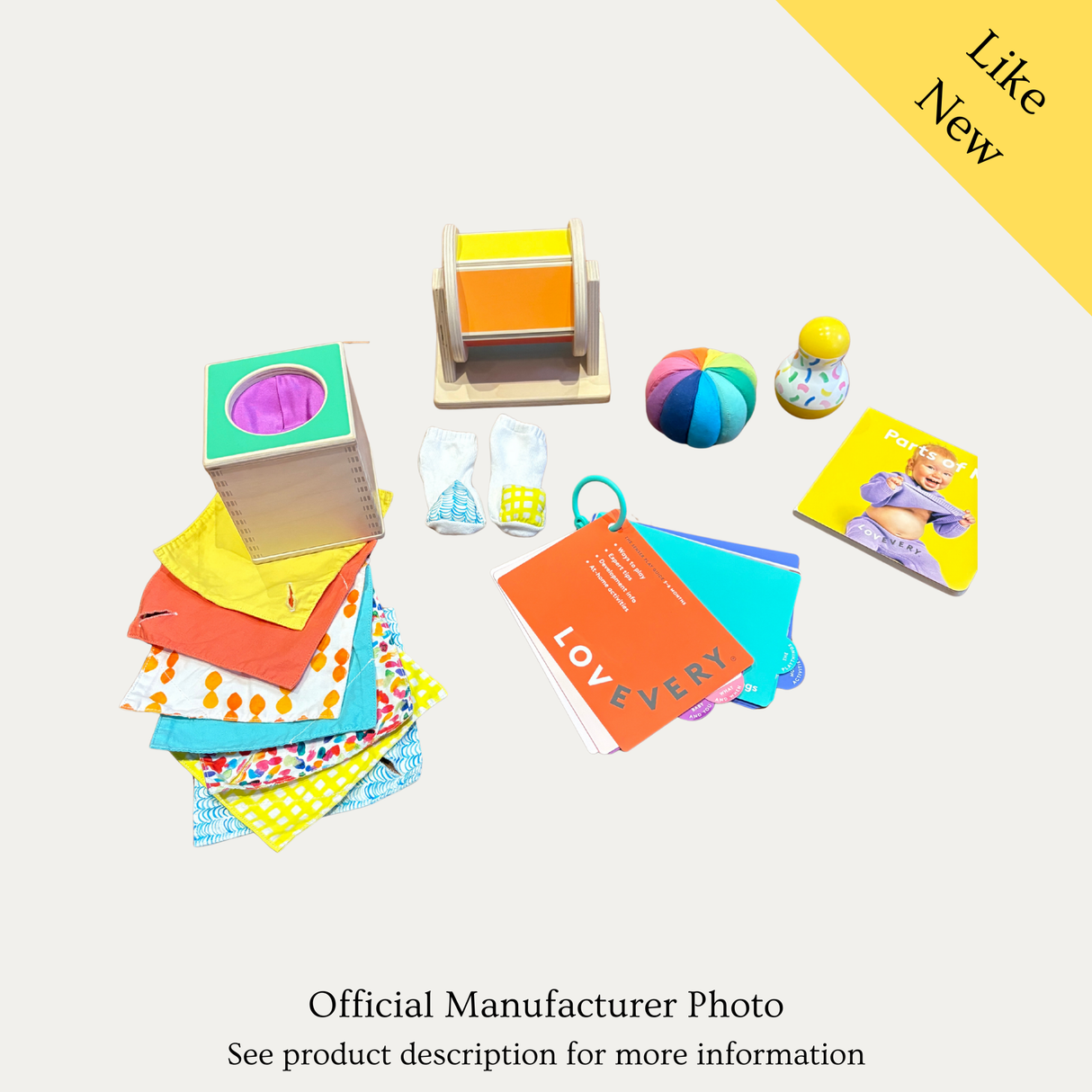 Lovevery 5–6 Months Play Kit, Like New / Multi Colour