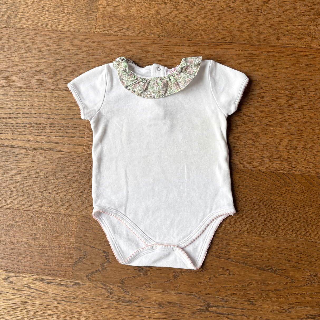 La Coqueta Blouse (24M) & Knitted Trouser (18M), Gently Used / White