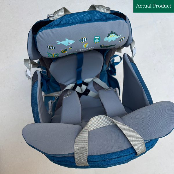 LittleLife Freedom S4 Child Carrier with Sun and Rain Covers, Gently Used / Blue