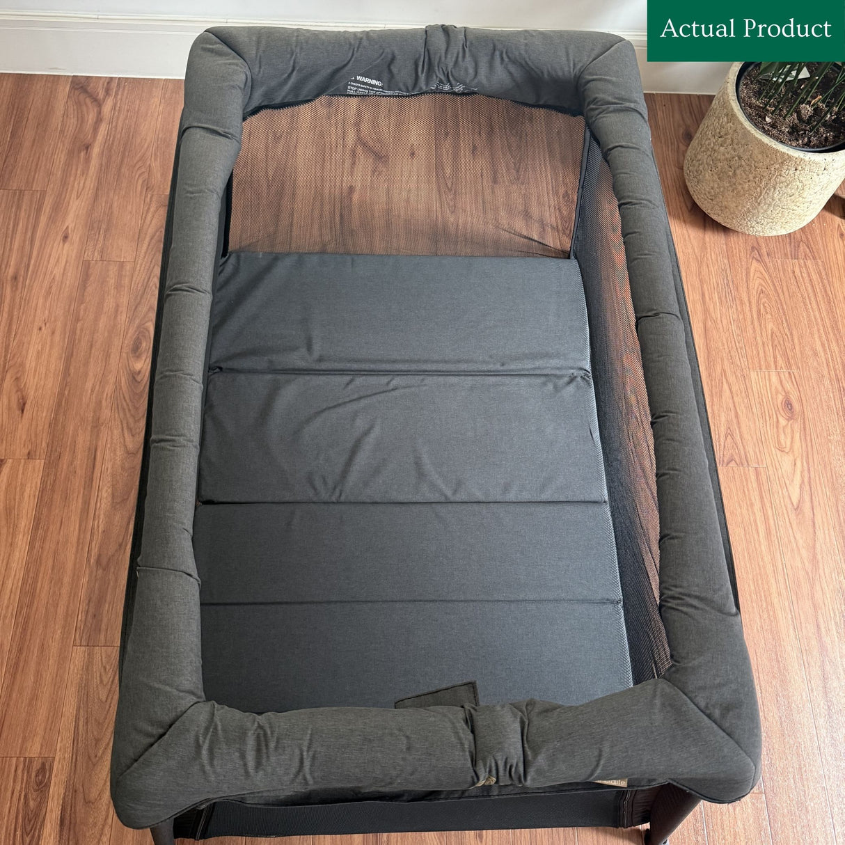 Micralite Sleep & Go Travel Cot With Newborn Insert, Like New / Black
