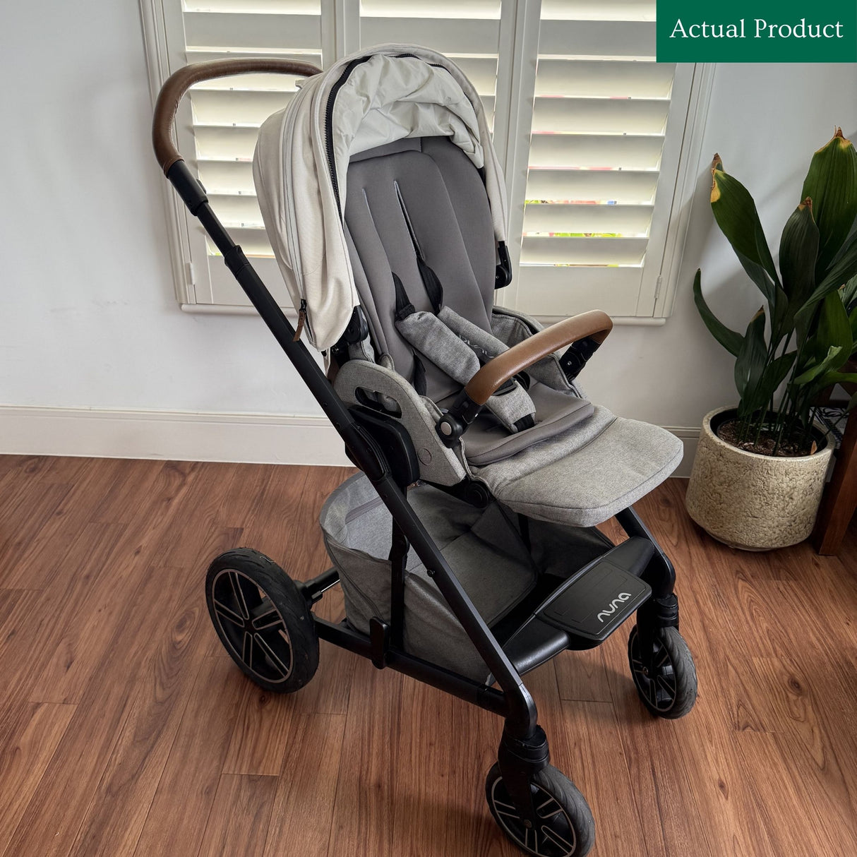 Nuna Mixx Next Travel System and Footmuff, Gently Used / Grey