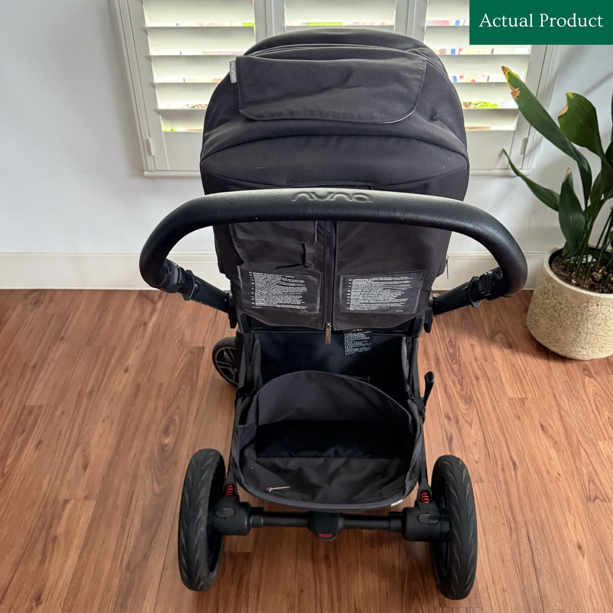 Nuna Mixx (Original) Pushchair & Carrycot, Gently Used / Jett Black