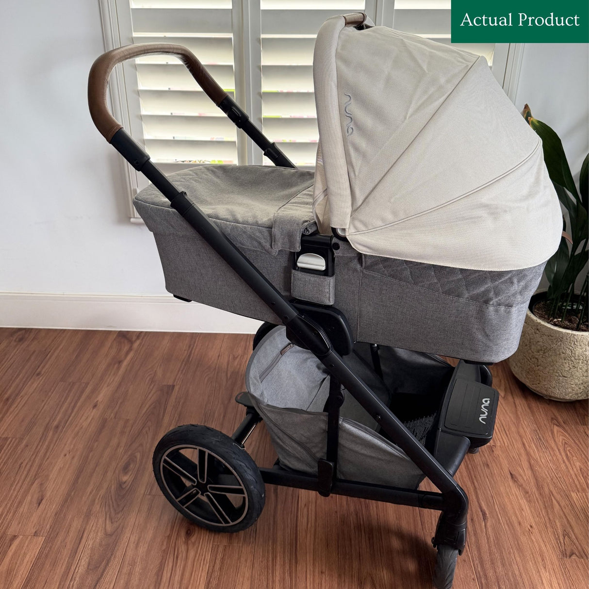 Nuna Mixx Next Travel System and Footmuff, Gently Used / Grey