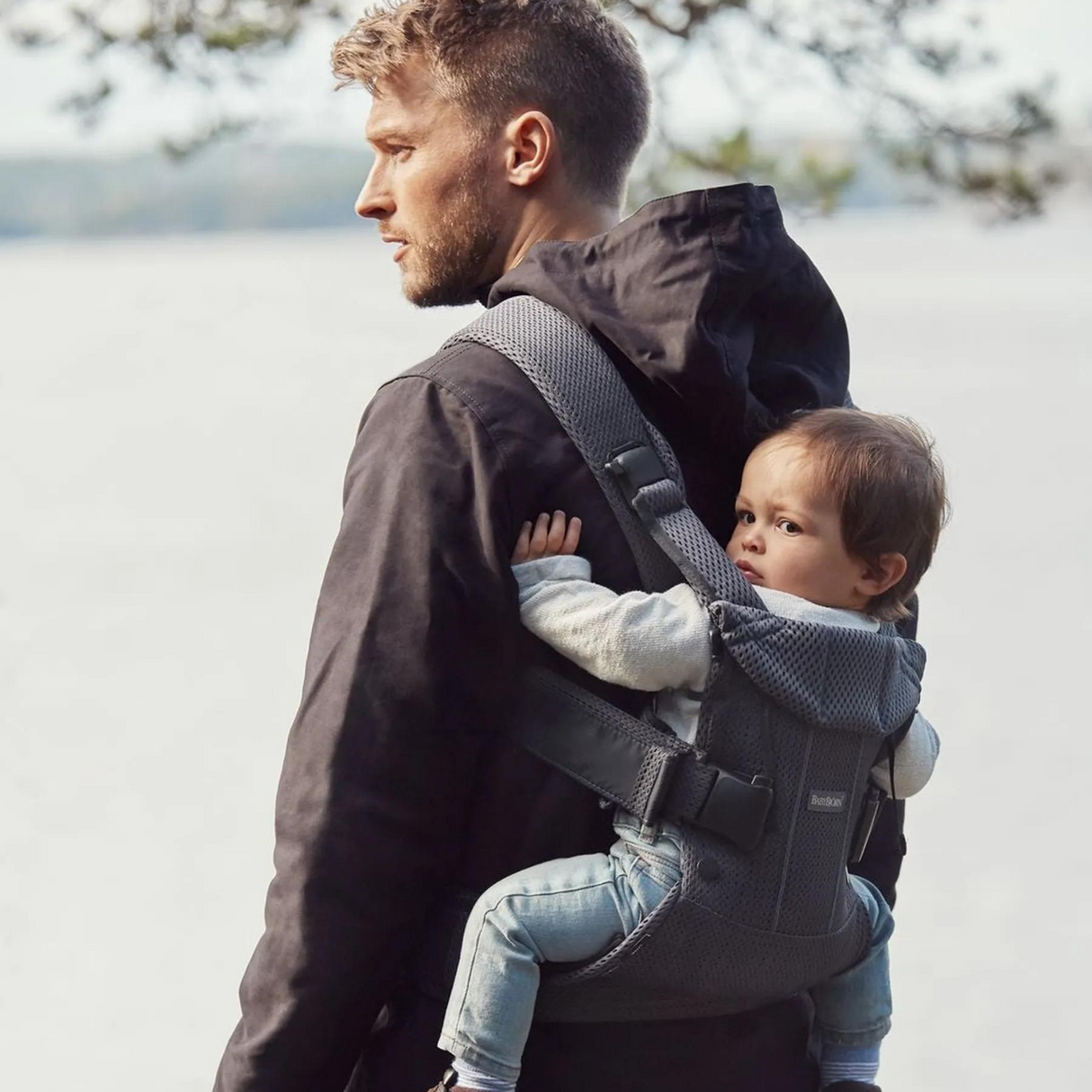 BabyBjorn One Air Carrier, Like New / Anthracite