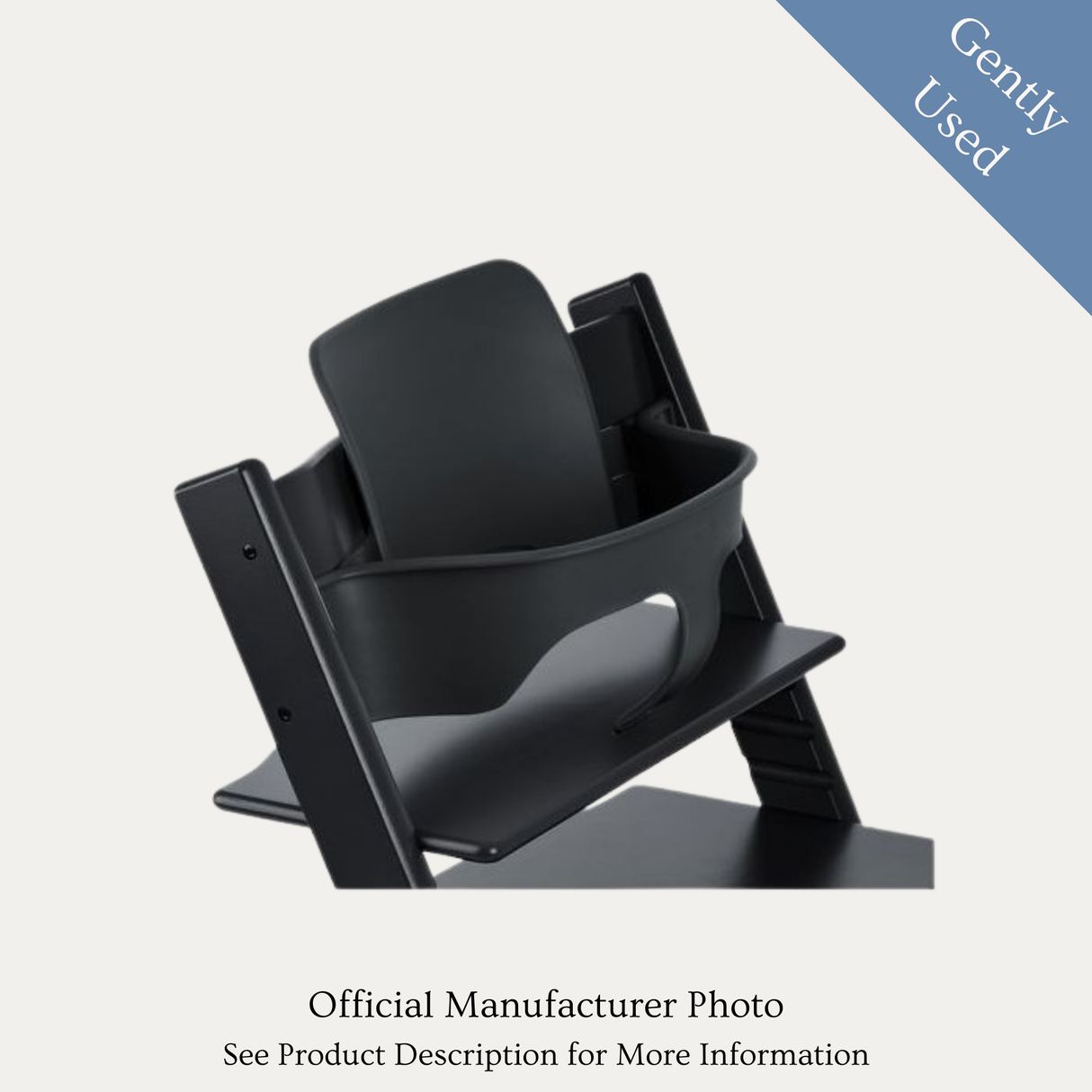 Stokke Tripp Trapp Baby Set, Gently Used / Black