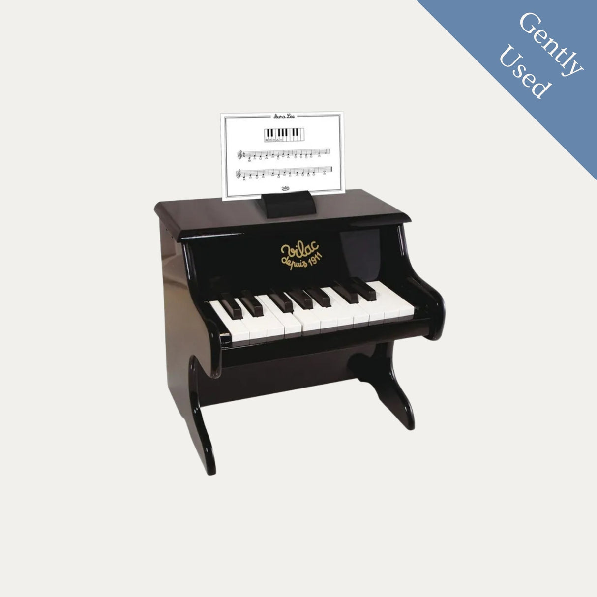 Vilac Mini Toy Piano, Gently Used / Black