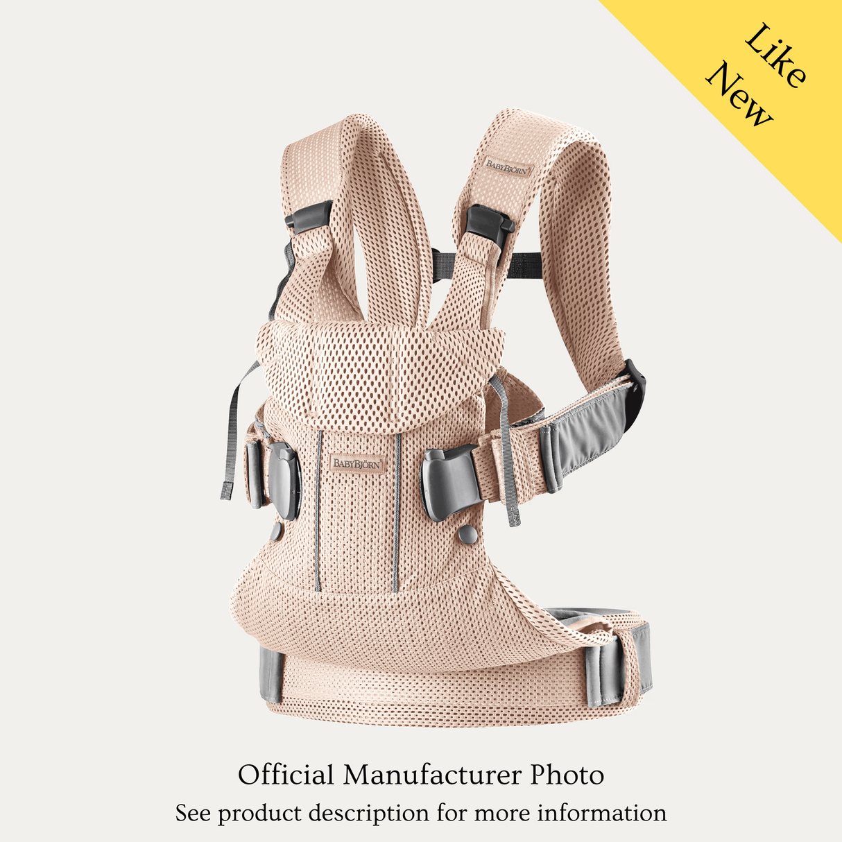 Babybjorn One Air Carrier, Like New / Pink