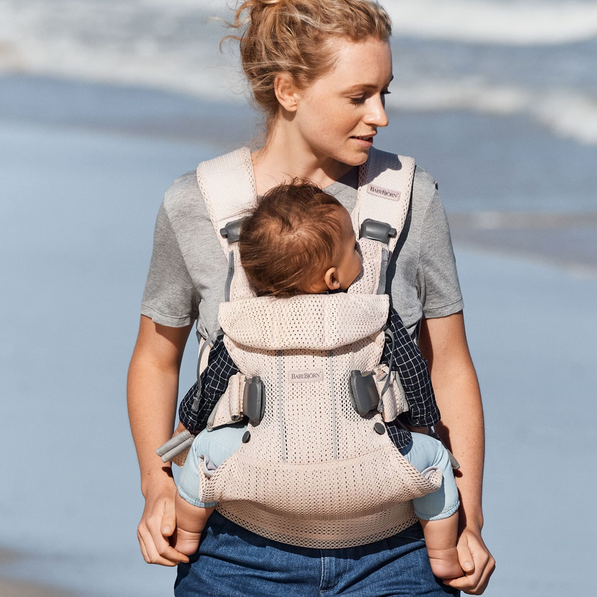 Babybjorn One Air Carrier, Like New / Pink