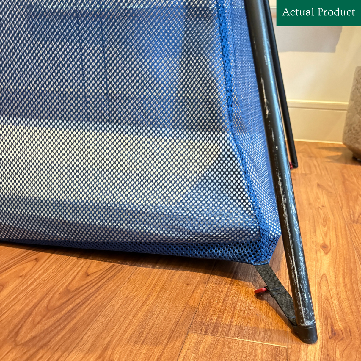 Babybjorn Travel Cot Light with SnoozeShade Blackout Cover, Used / Blue