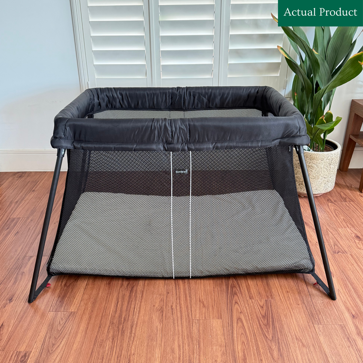 BabyBjörn Travel Cot Light, Like New / Black