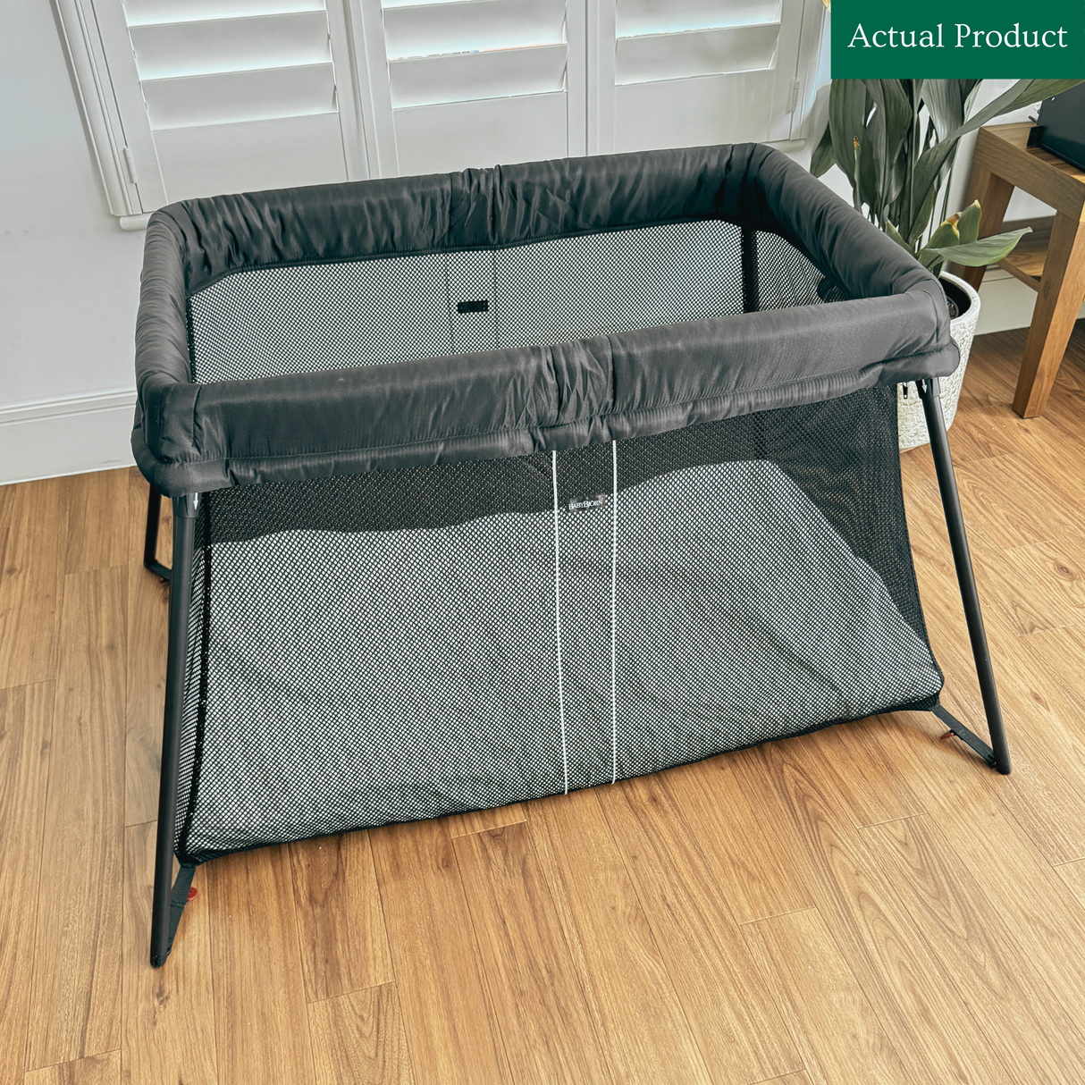 BabyBjörn Travel Cot Light, Like New / Black