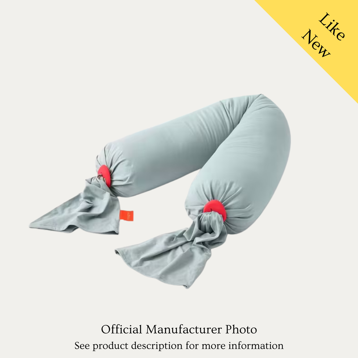 Bbhugme Pregnancy Pillow With Two Covers, Gently Used / Blue