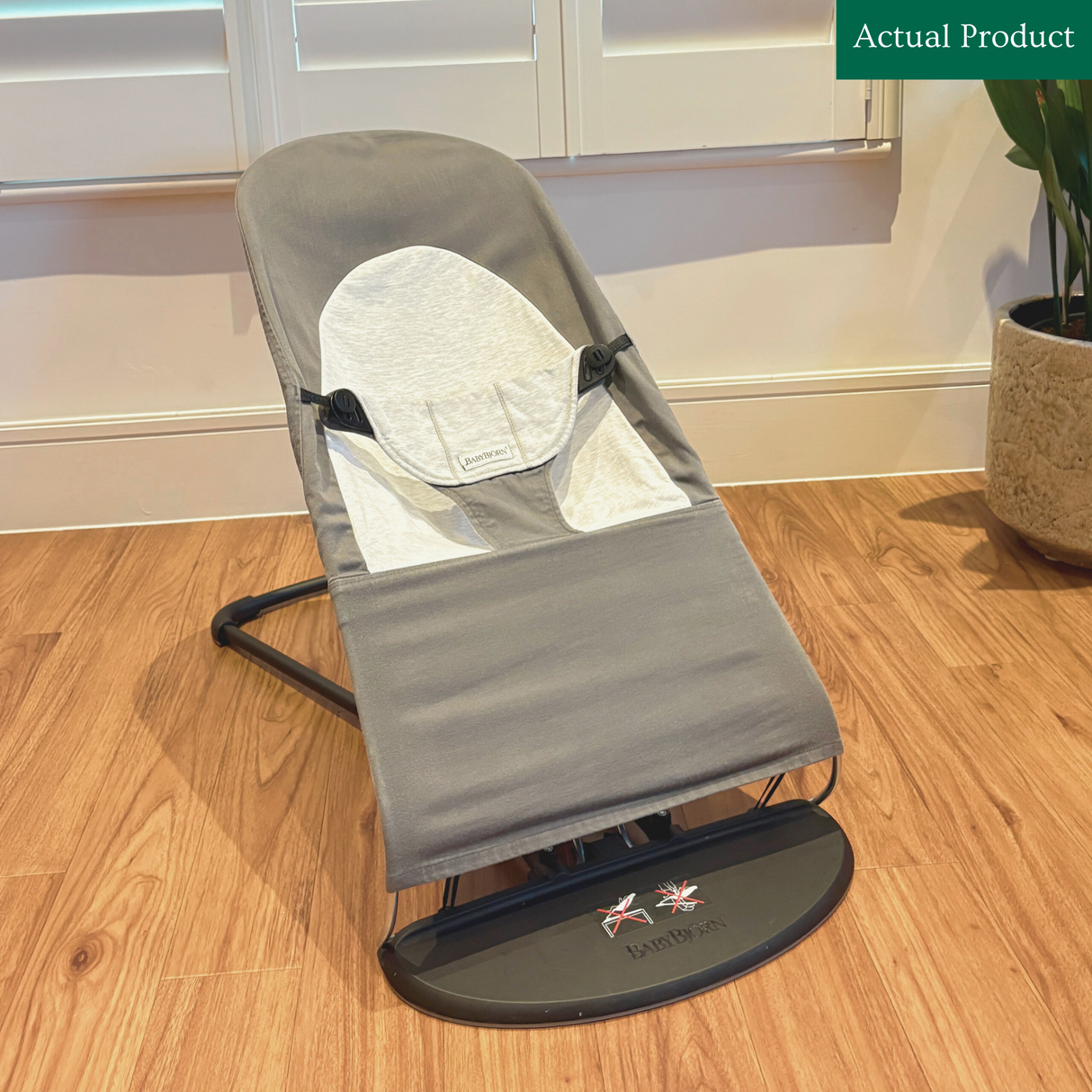 Babybjorn Bouncer Jersey, Like New / Grey