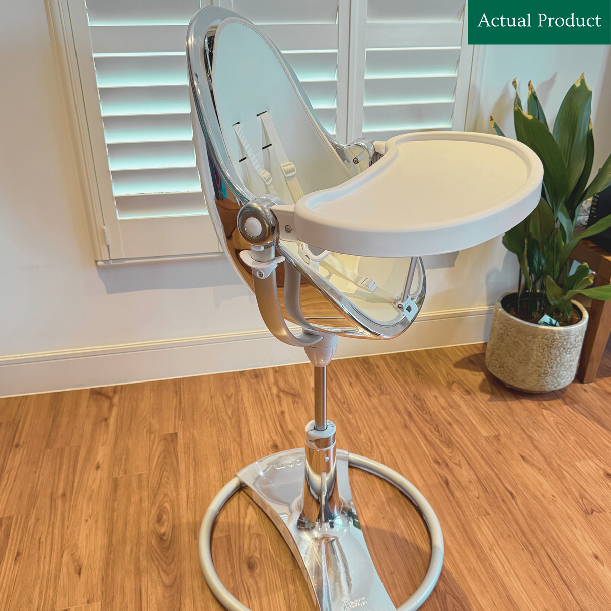 Bloom Fresco High Chair, Gently Used / Silver