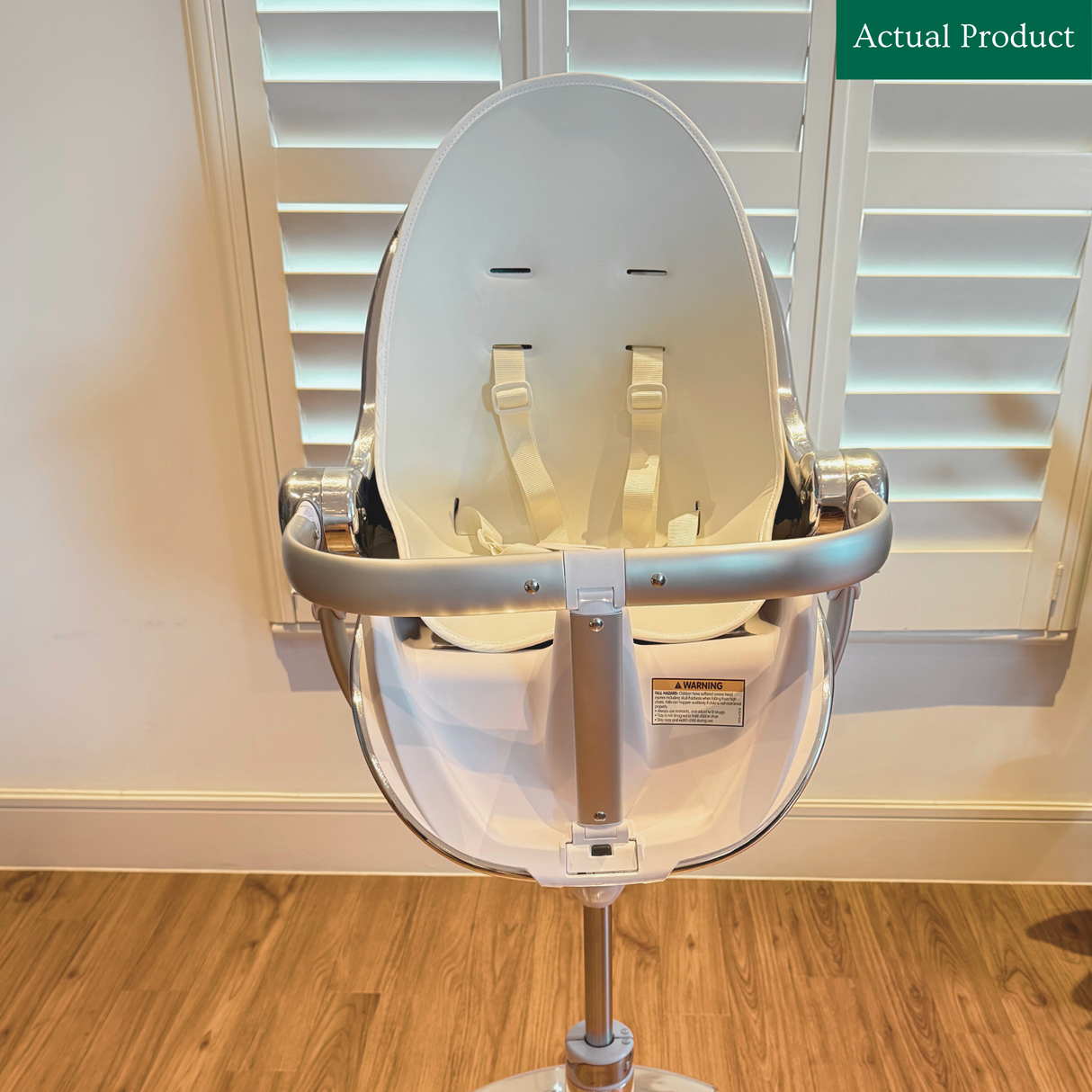 Bloom Fresco High Chair, Gently Used / Silver