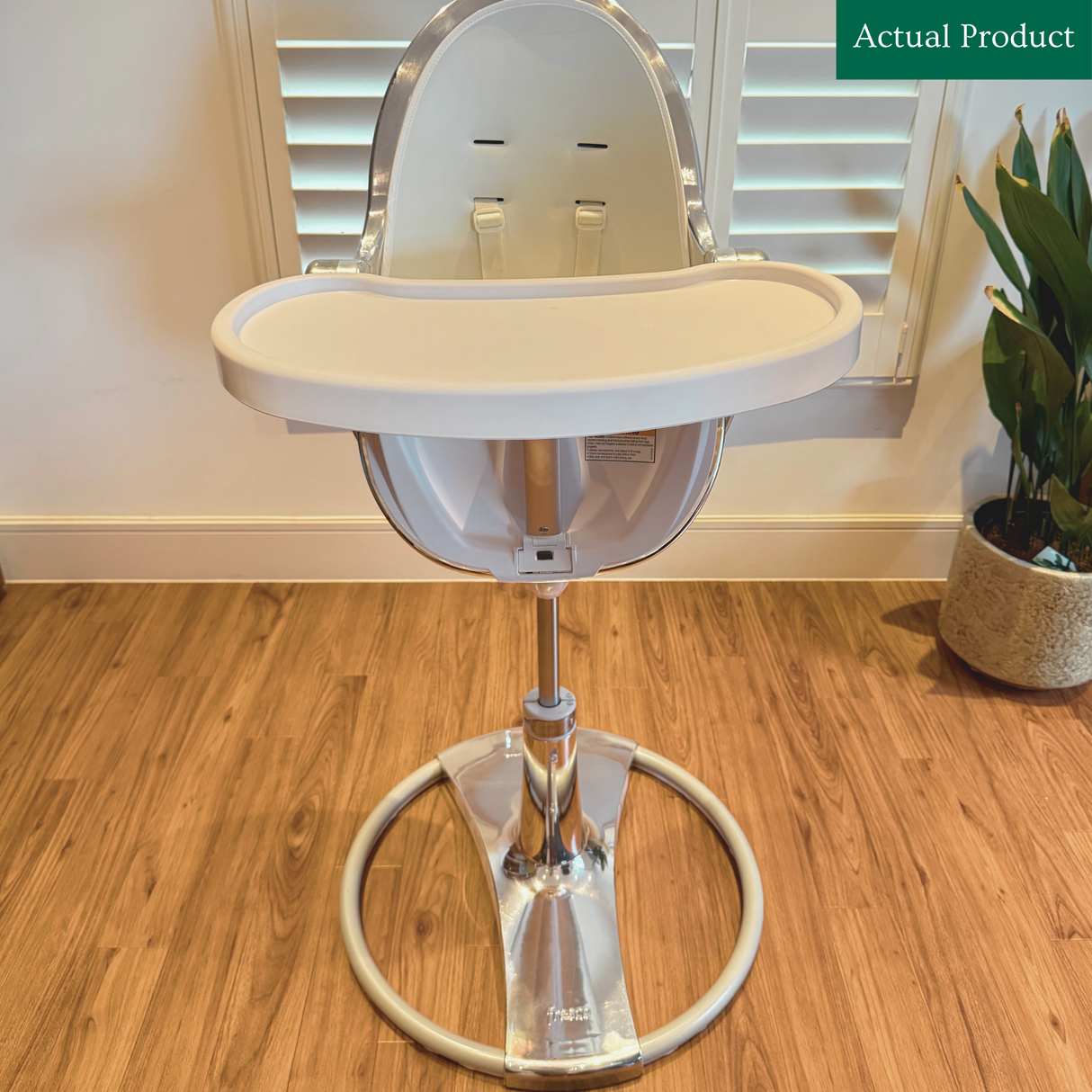Bloom Fresco High Chair, Gently Used / Silver