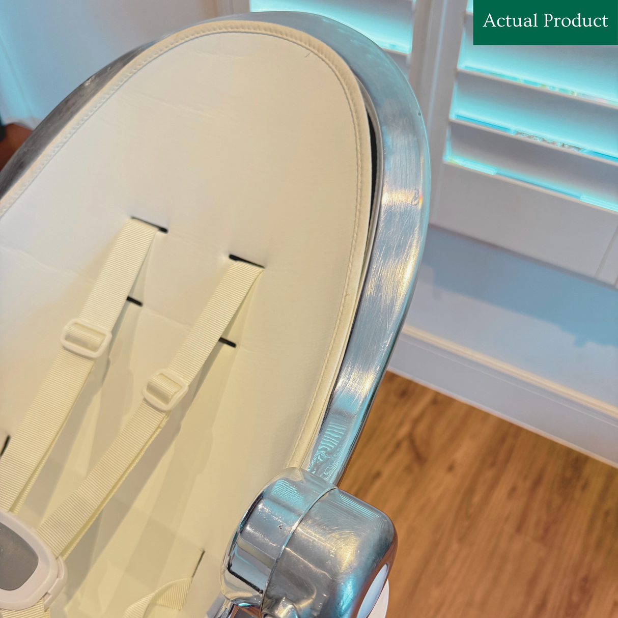 Bloom Fresco High Chair, Gently Used / Silver