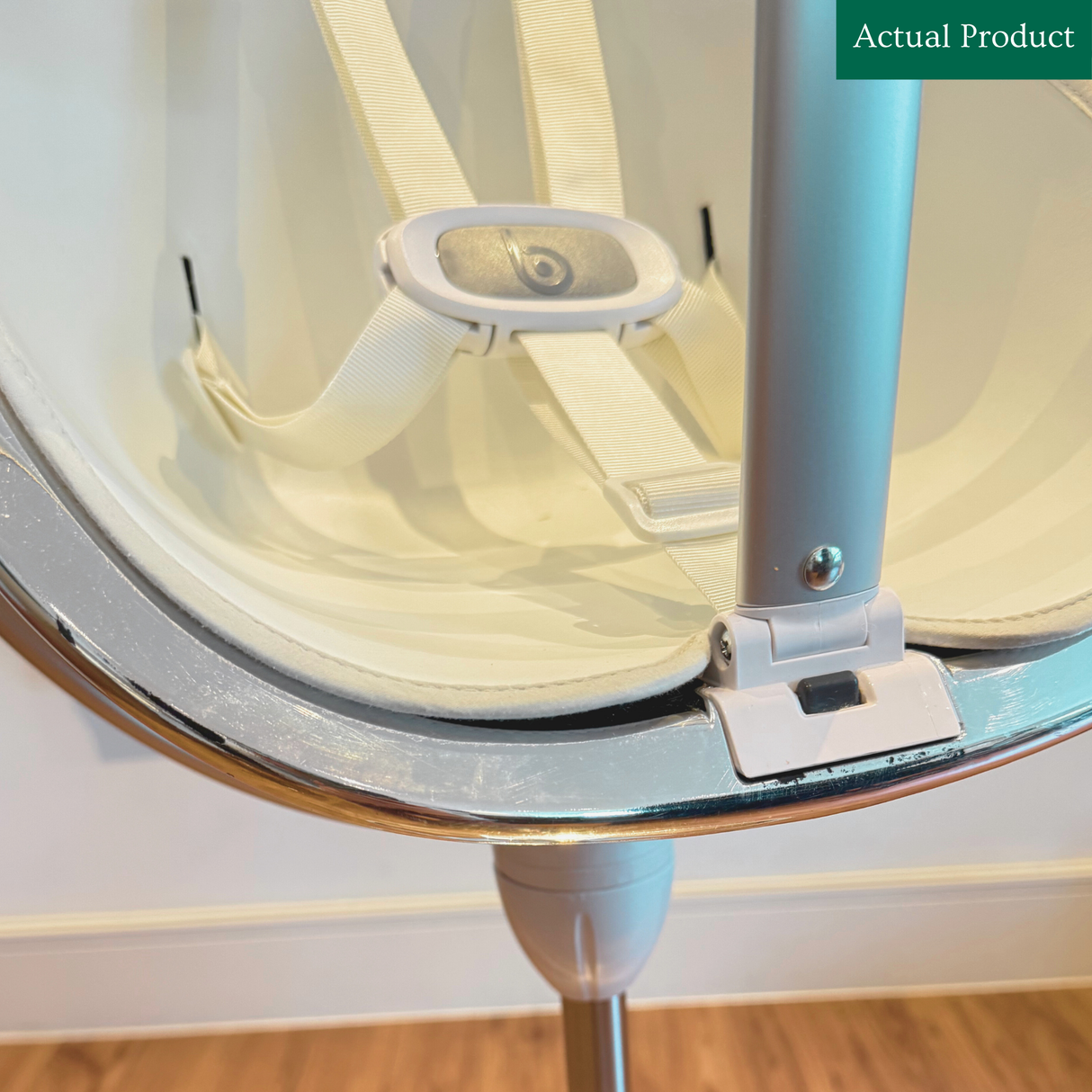 Bloom Fresco High Chair, Gently Used / Silver