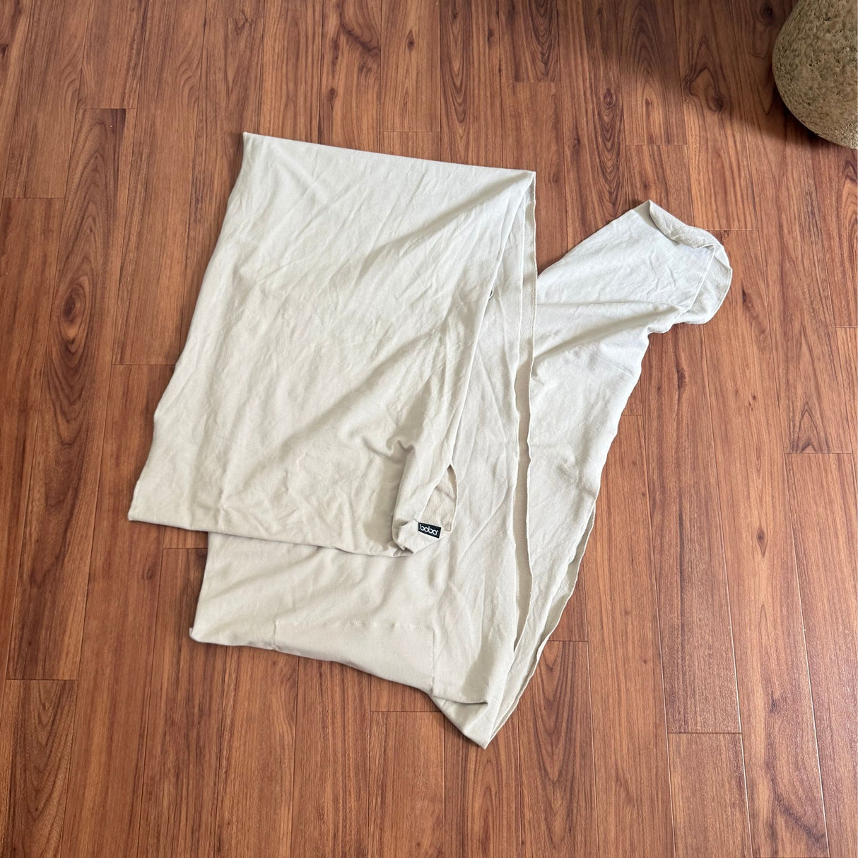 Boba Baby Wrap Carrier – Stretch Cotton Newborn Sling, Gently Used / Stone