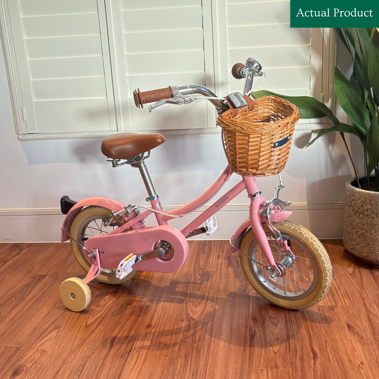 Bobbin Gingersnap Bike (12" wheel), Like New / Pink