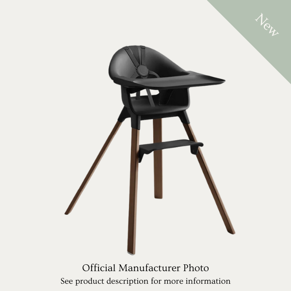 Stokke Clikk High Chair, New / Black and Walnut