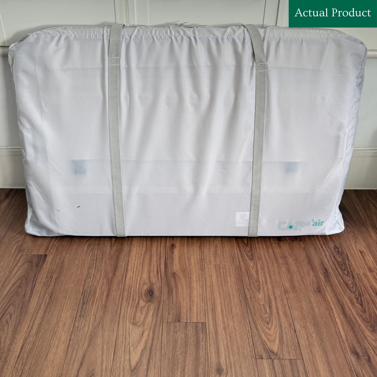 Tutti Bambini Cozee Air Bedside Crib, Like New / Beige