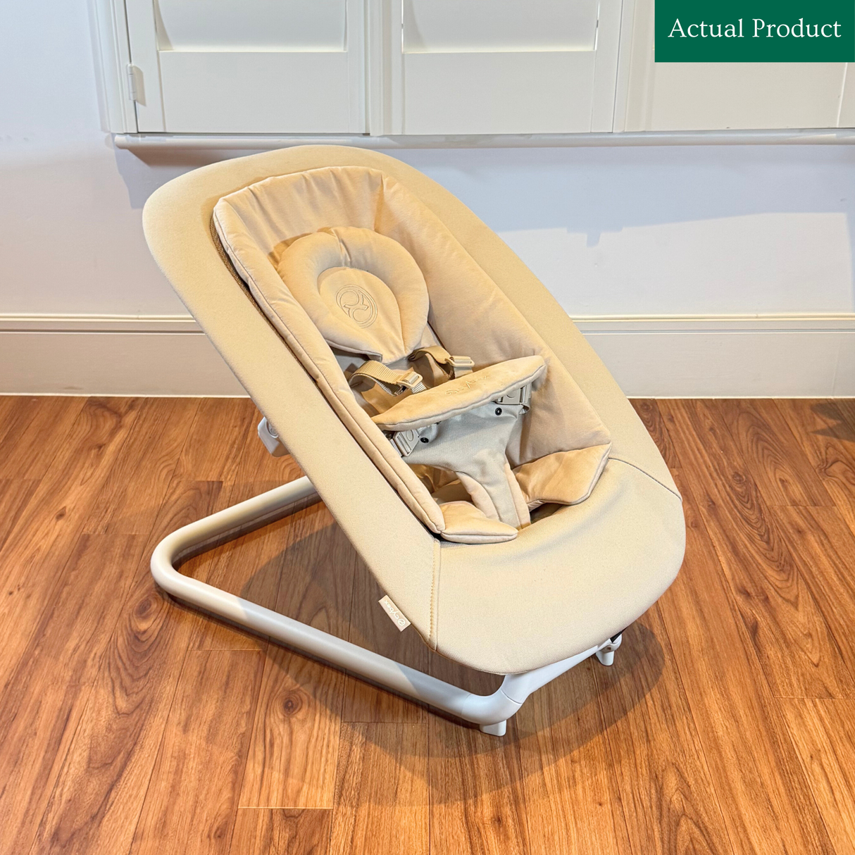 Cybex Bouncer, Gently Used / Sand White