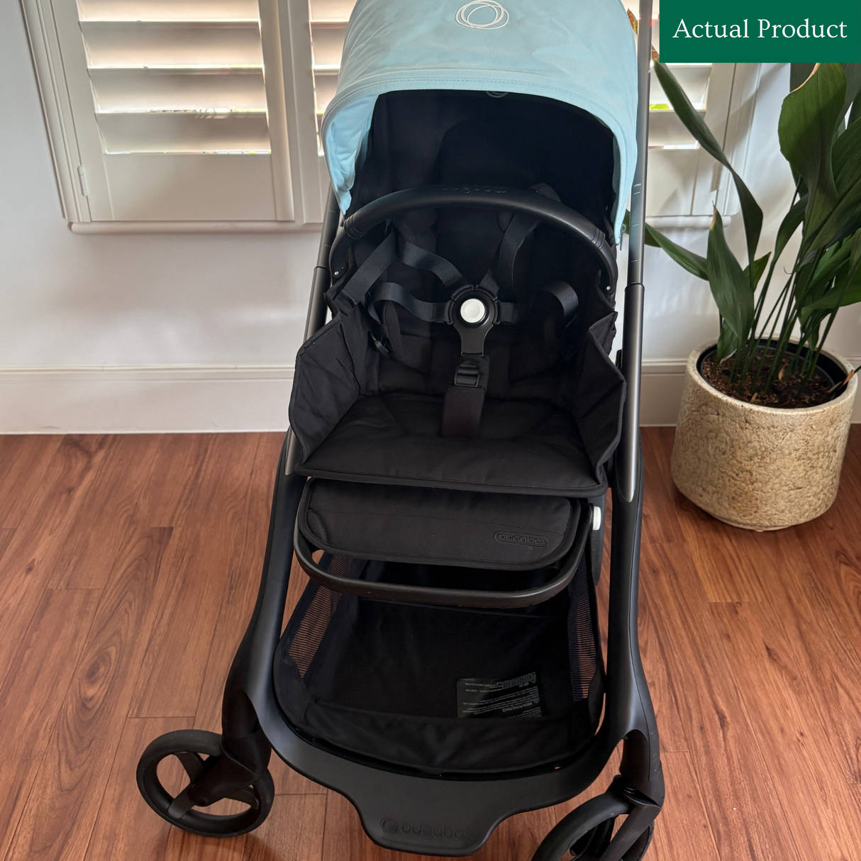 Bugaboo Dragonfly with Carrycot, Like New / Blue