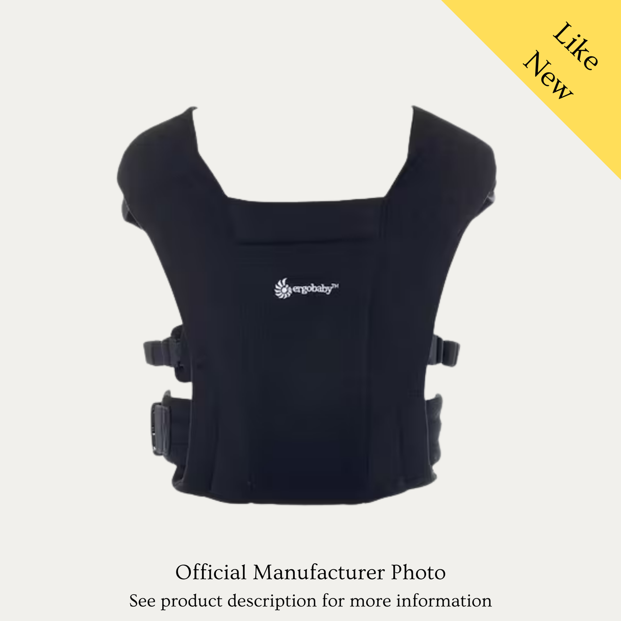 Ergobaby Embrace Newborn Carrier, Like New / Black