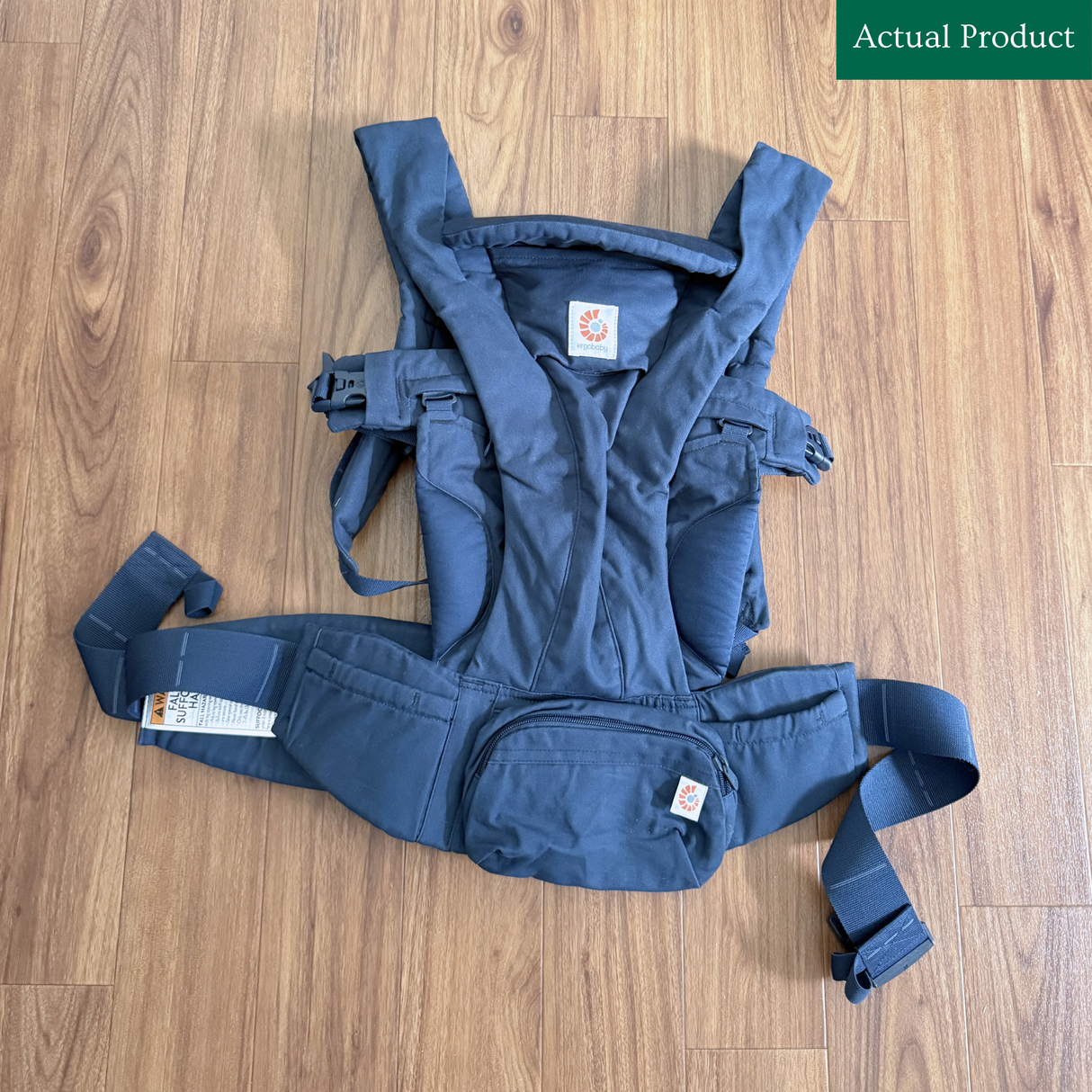 Ergobaby Omni Deluxe Carrier, Like New / Blue Cotton