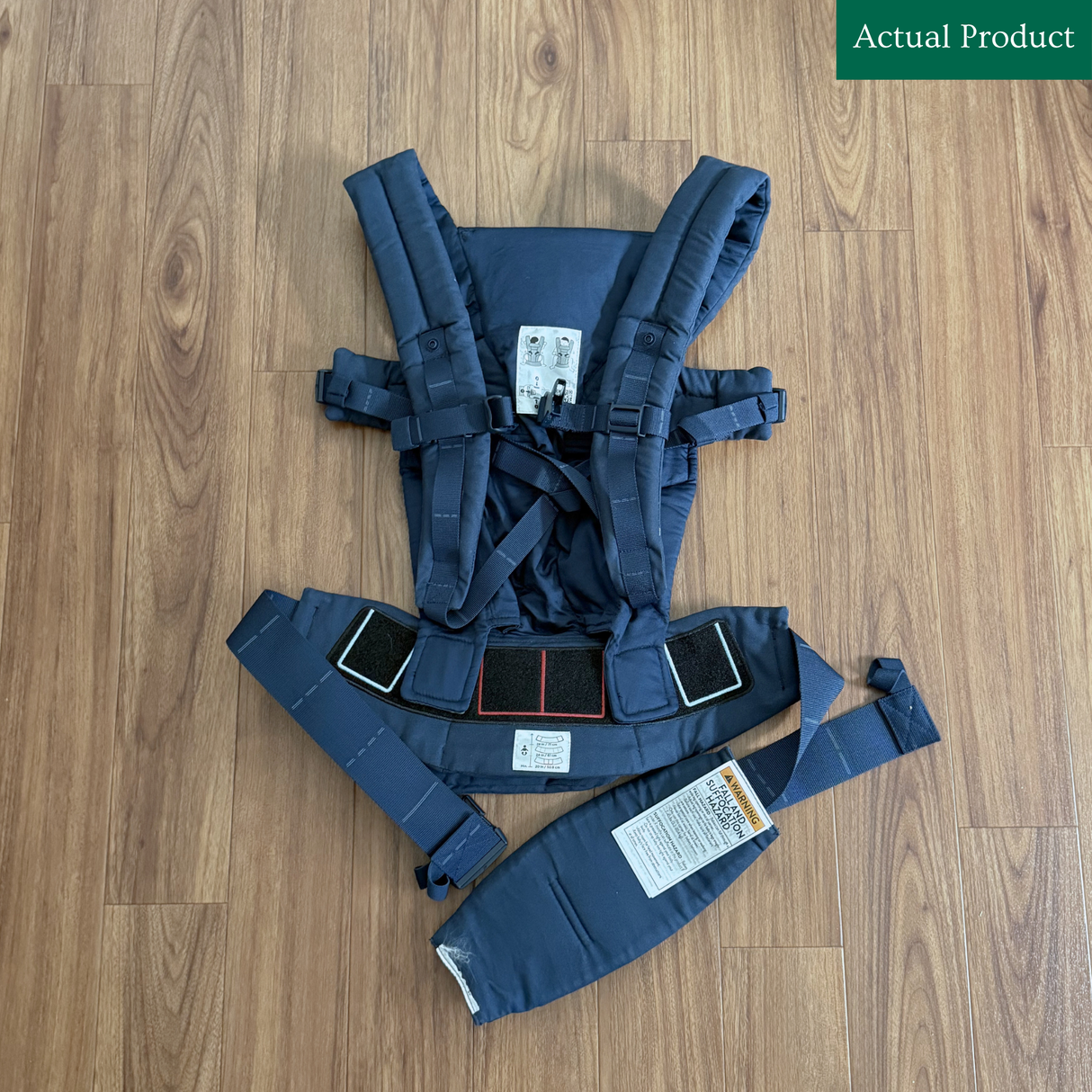 Ergobaby Omni Deluxe Carrier, Like New / Blue Cotton