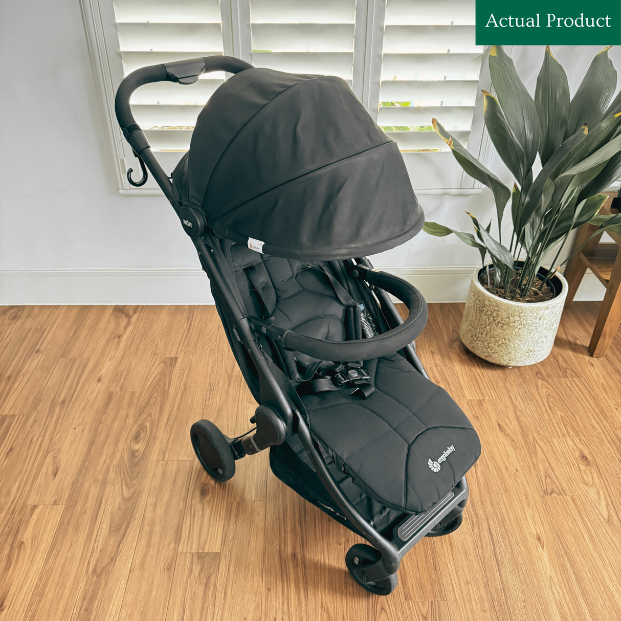 Ergobaby Metro+ Travel Pram & Winter Muff, Gently Used / Black
