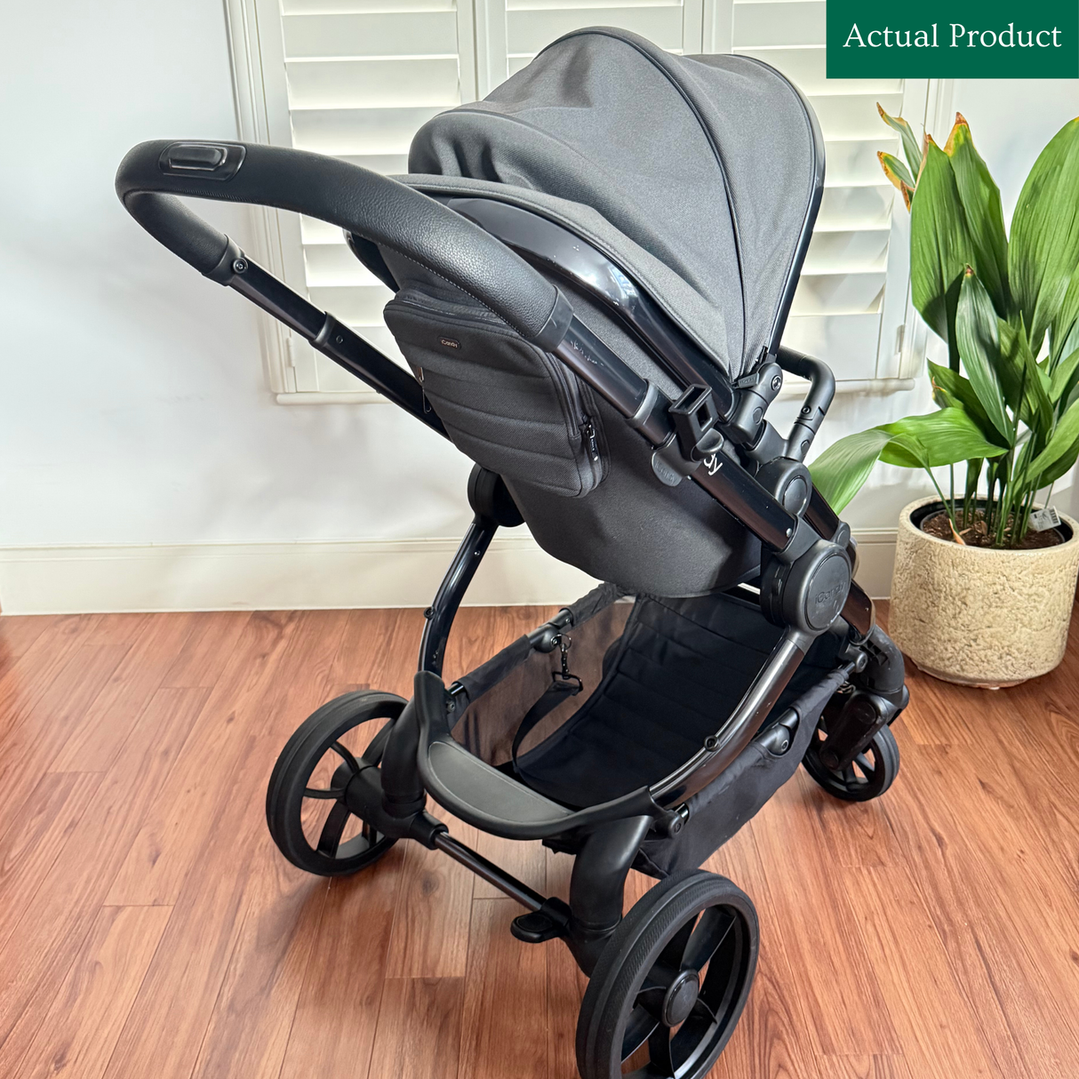 iCandy Peach 7 Pram Bundle, Like New / Dark Grey