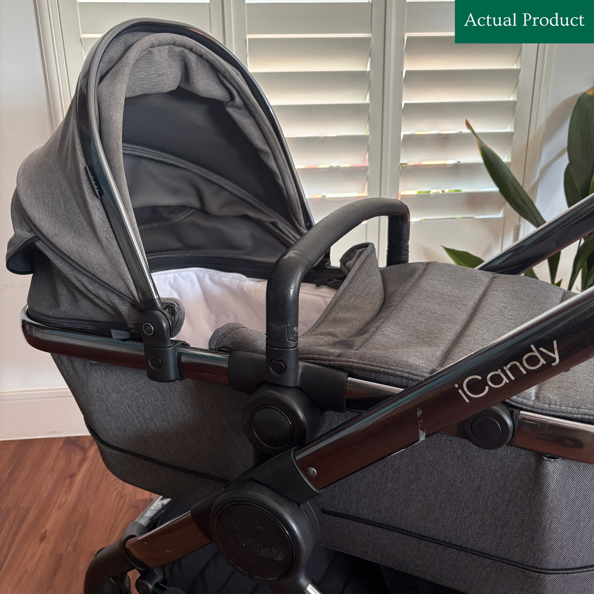 iCandy Peach 6 Pushchair and Carrycot, Gently Used / Grey