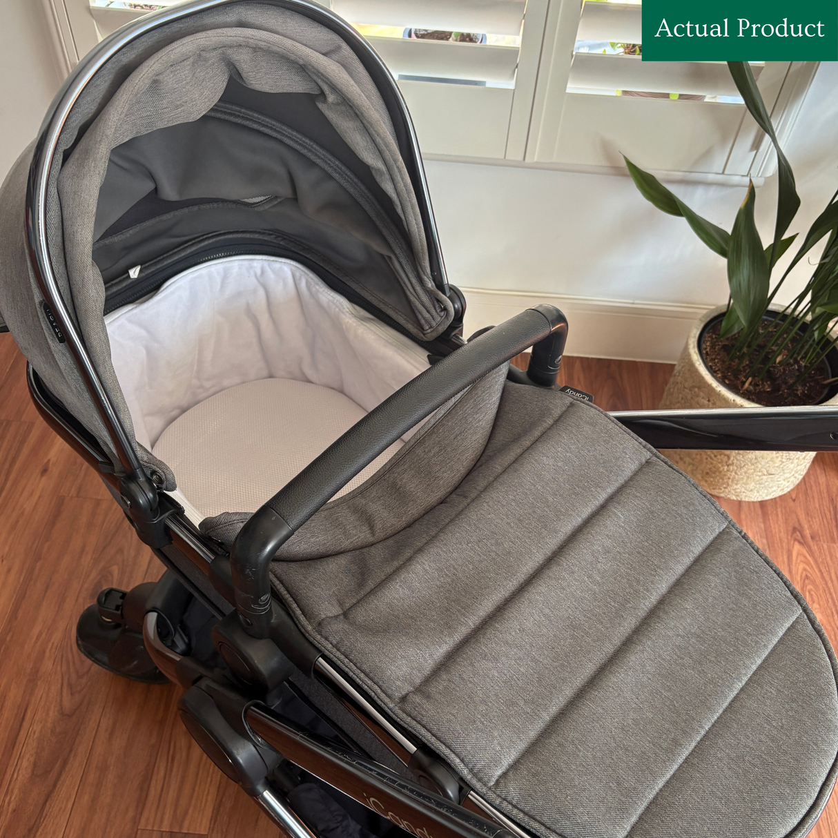 iCandy Peach 6 Pushchair and Carrycot, Gently Used / Grey