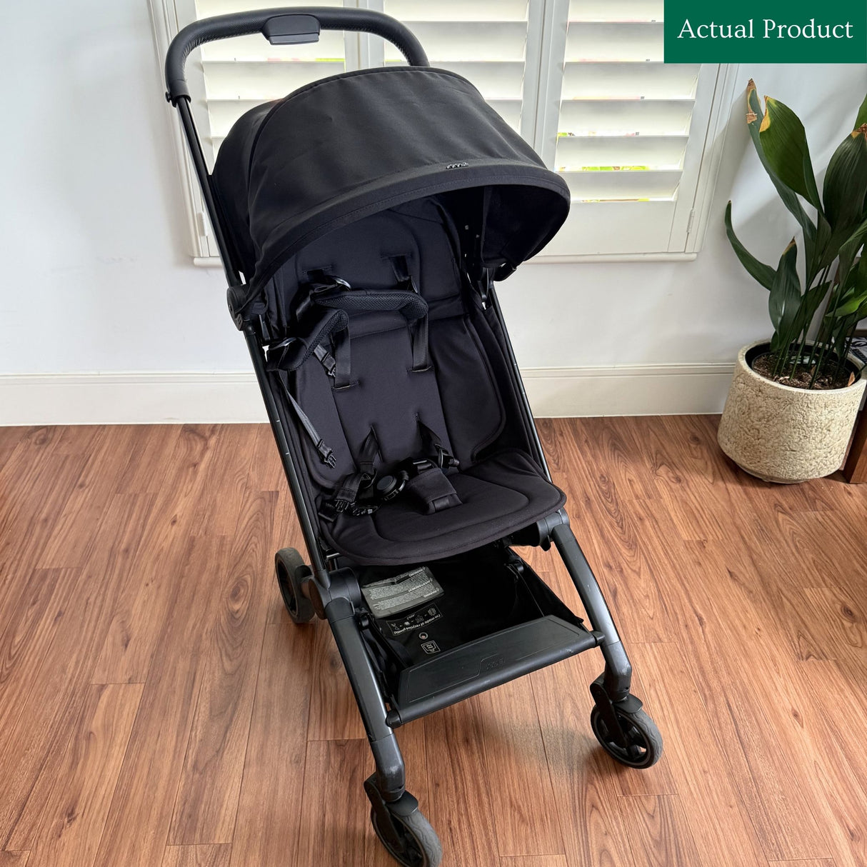 Joolz Aer+ Pushchair (With Carrycot, 2 Rain Covers), Like New / Black
