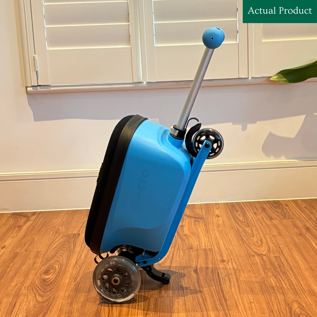 Mini Micro LED Luggage, Like New / Blue