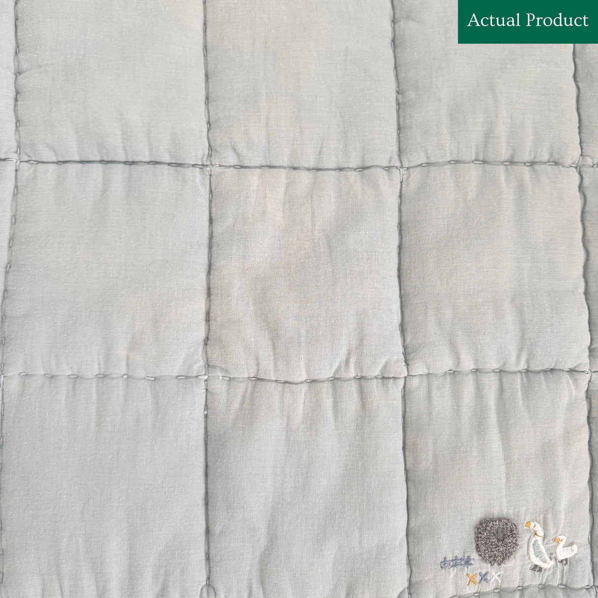 Mamas & Papas 4 Tog Duvet & Bumper Set, Gently Used / Green