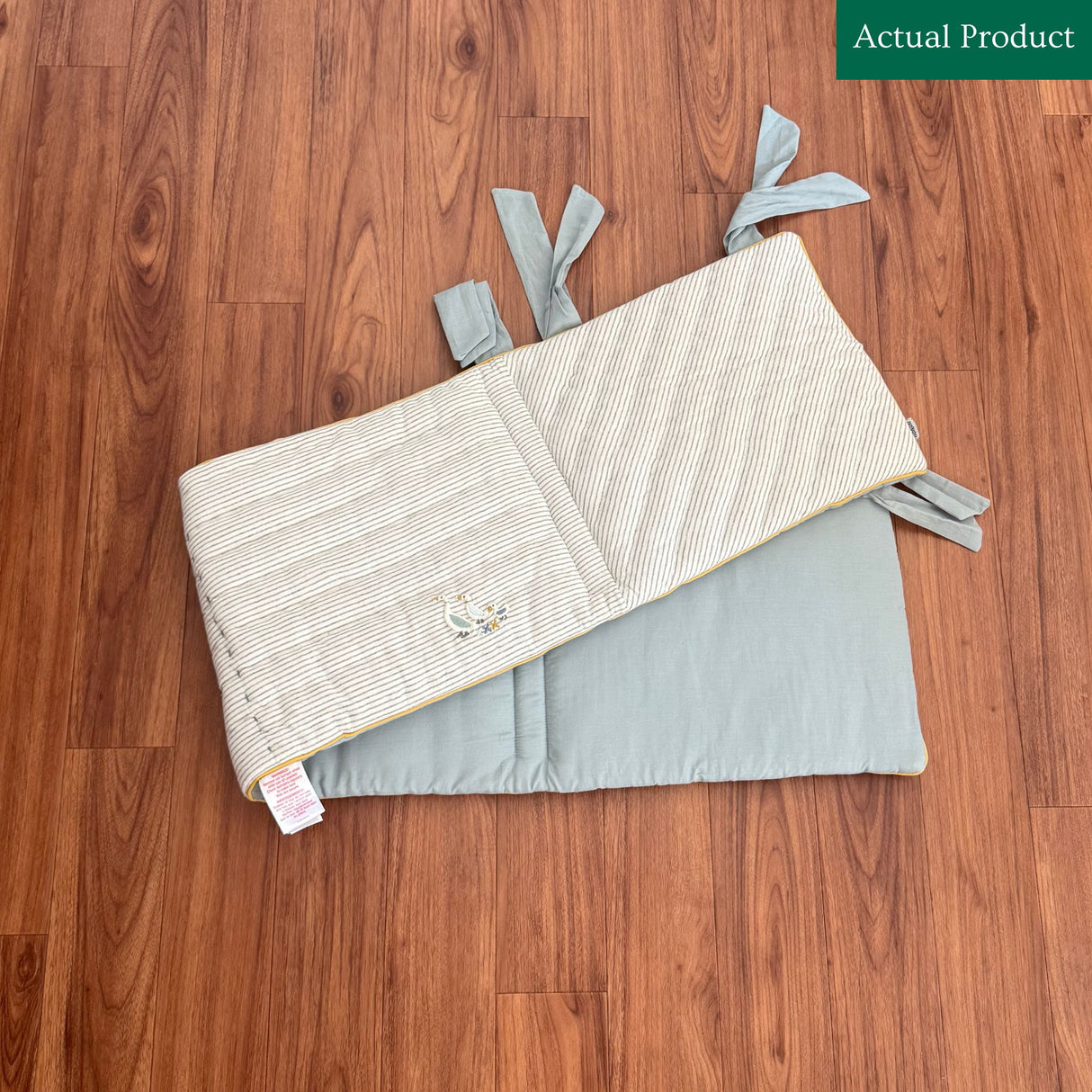 Mamas & Papas 4 Tog Duvet & Bumper Set, Gently Used / Green