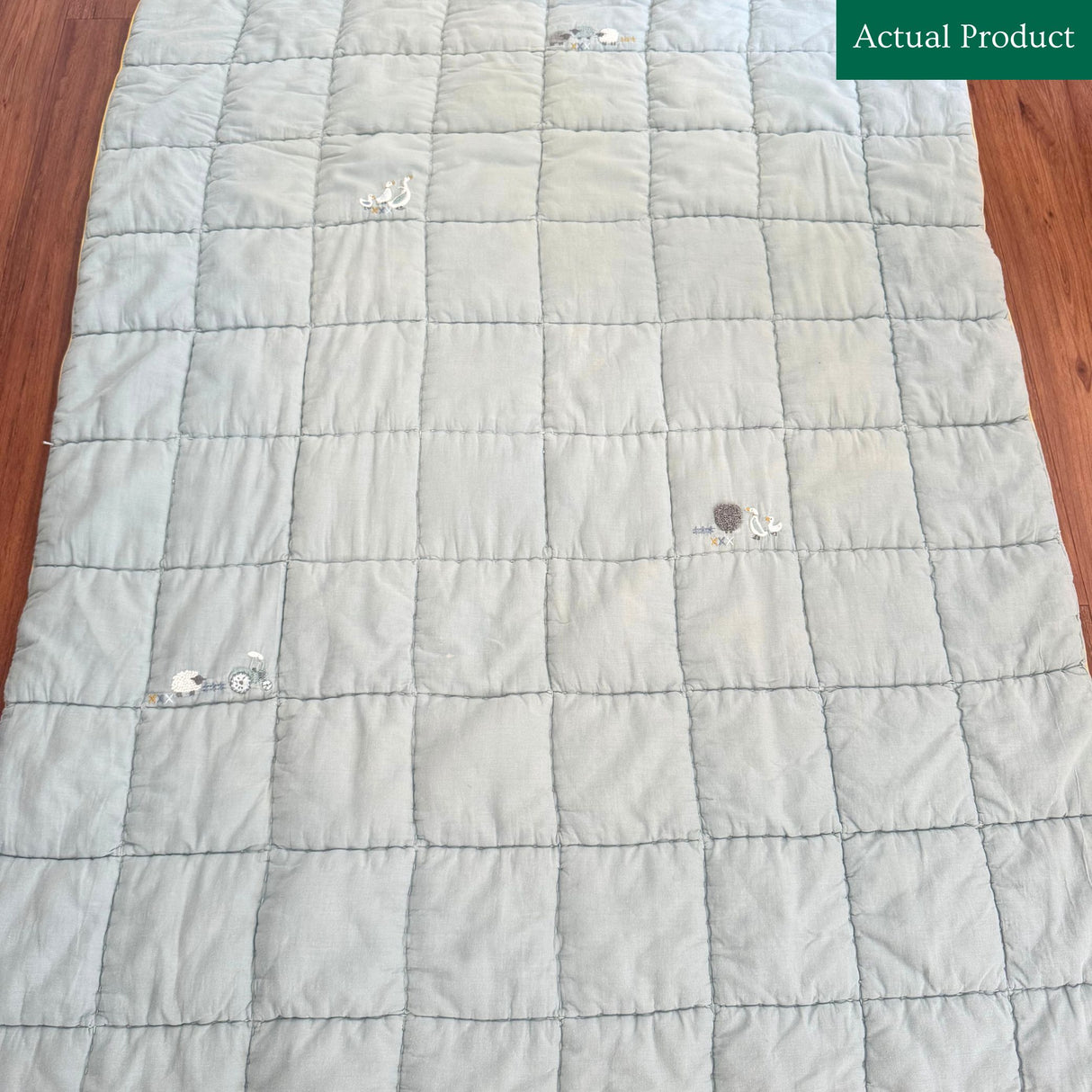 Mamas & Papas 4 Tog Duvet & Bumper Set, Gently Used / Green